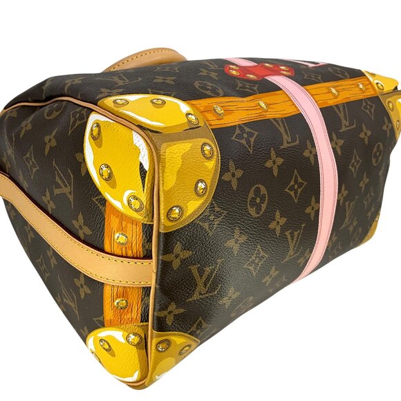 Louis Vuitton Monogram Summer Trunks Speedy 30 - Picture 8 of 11